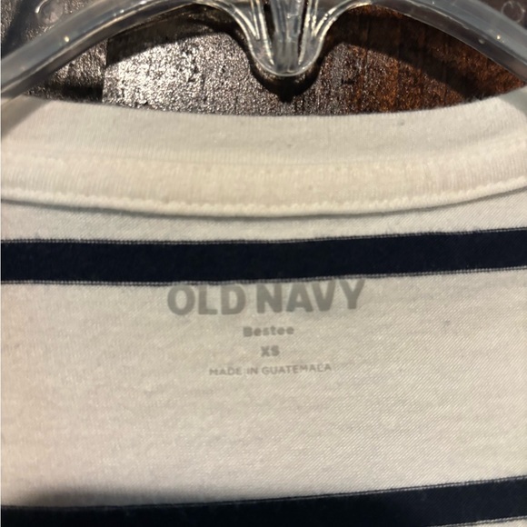Old Navy Black and White Short Sleeve Tees - Picture 3 of 3
